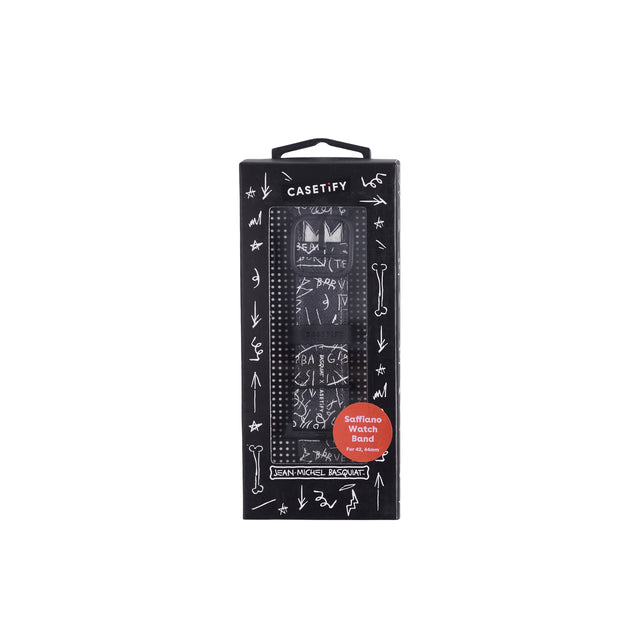 Basquiat Apple Watch Band Beat Bop Design 42mm Black Buckle