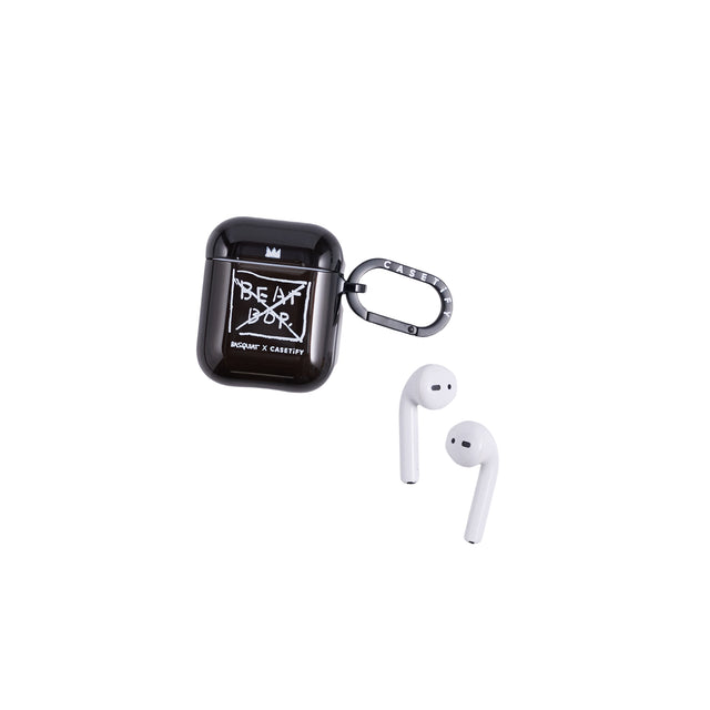 Basquiat Air Pod Case Beat Bop Design Black