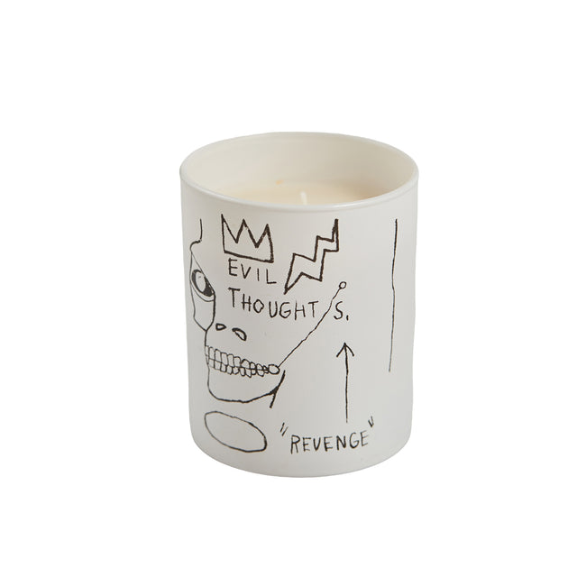 Basquiat Candle "Evil Thoughts" by Ligne Blanche Paris, Scent: Lily of the Valley