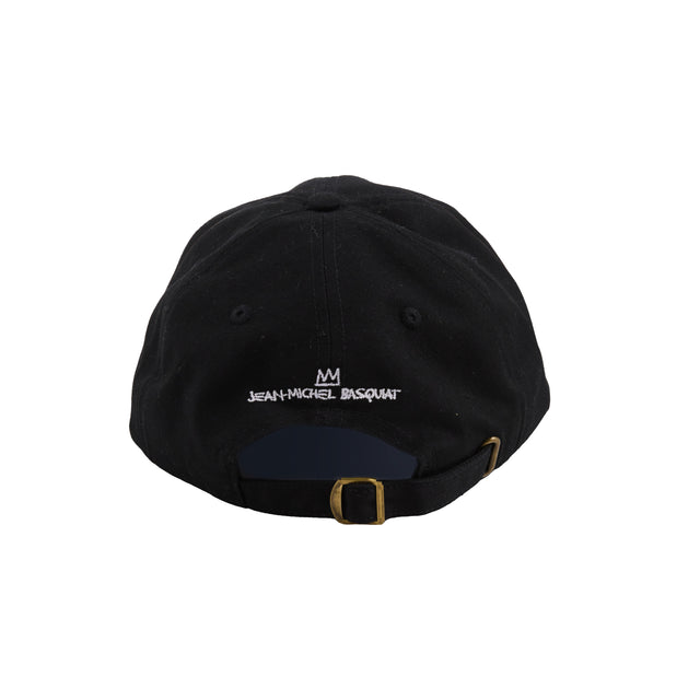 Basquiat Embroidered Sketch Cap Black