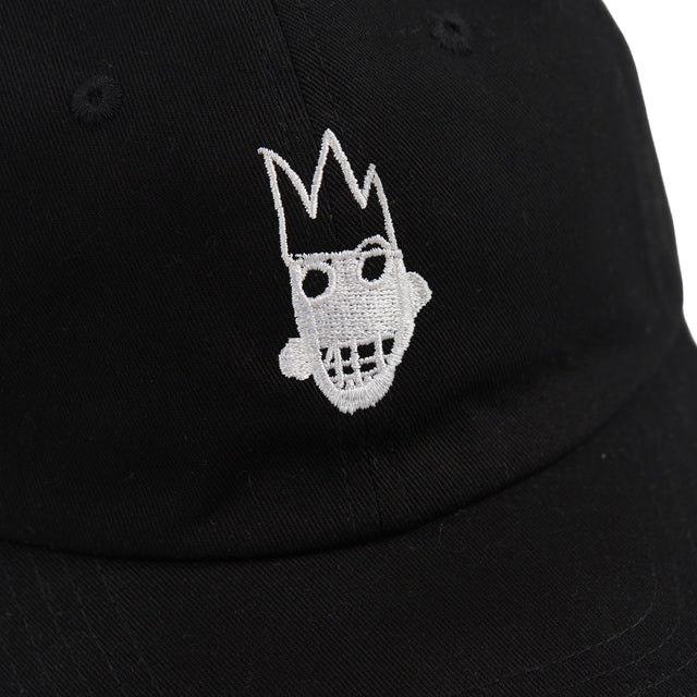 Basquiat Embroidered Sketch Cap Black