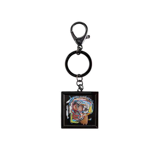 Basquiat Skull Keychain