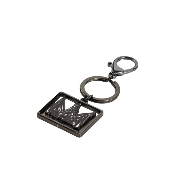 Basquiat Keychain with Spinning Crown