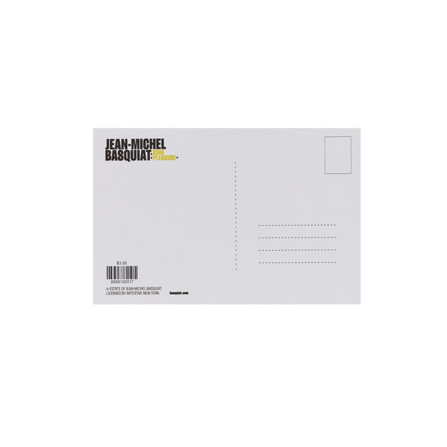 Jean-Michel Basquiat King Pleasure© Exhibition Lenticular Postcard