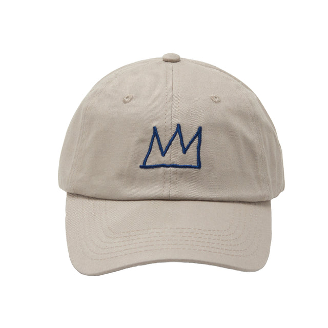 Basquiat Dad Cap Iconic Crown Sand