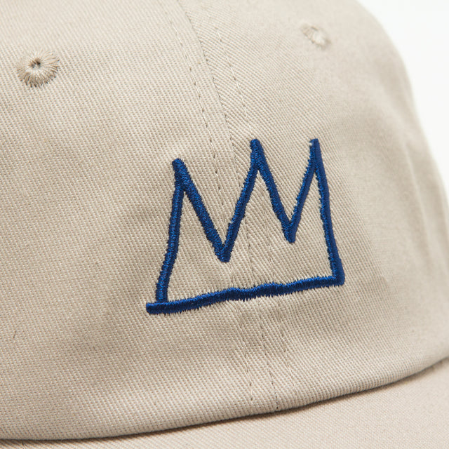 Basquiat Dad Cap Iconic Crown Sand