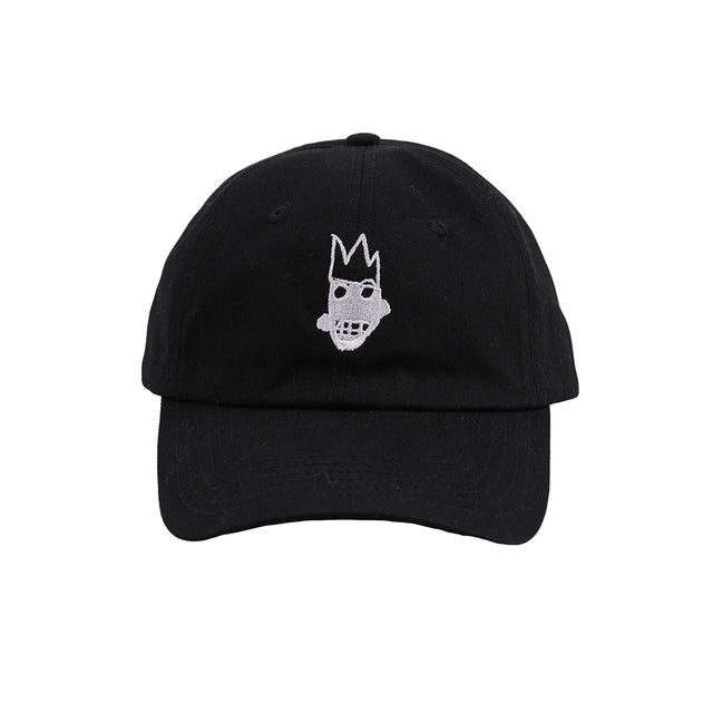 Basquiat Embroidered Sketch Cap Black