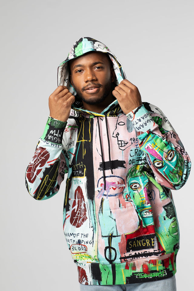 Basquiat "In Italian" All-Over Hoodie