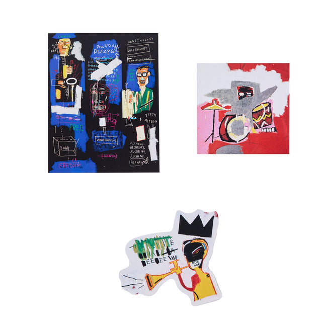 Basquiat Jazz Pack Sticker 3 piece Sticker Pack