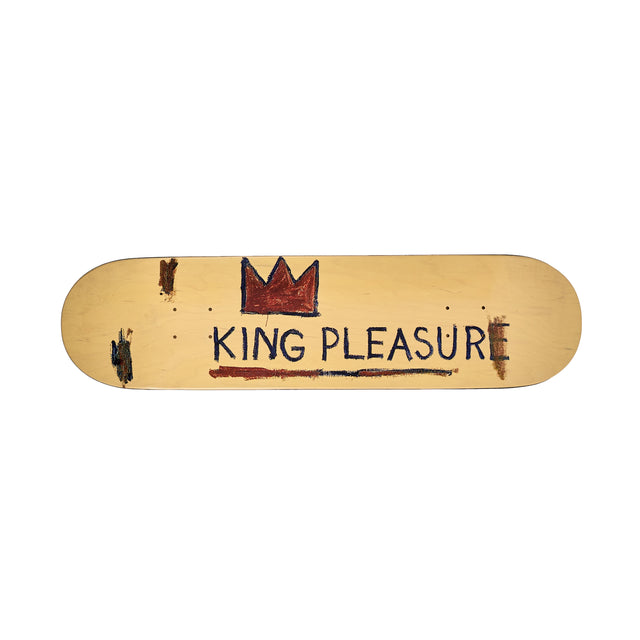 Basquiat Skateboard Deck,  "King Pleasure"