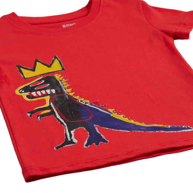 Basquiat Kids T-Shirt - Red, "Pez Dispenser"
