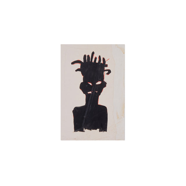 Basquiat Self Portrait Art Postcard