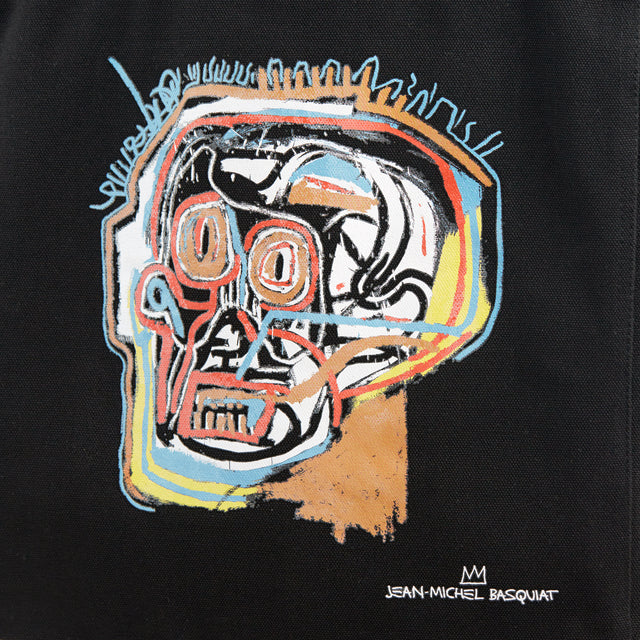 Basquiat Canvas Tote "Skull"