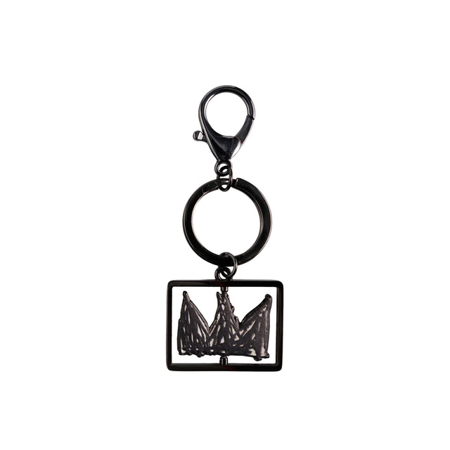 Basquiat Keychain with Spinning Crown