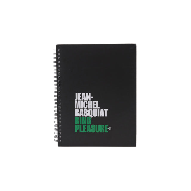 Basquiat Spiral Notebook Unlined 7" x 9" King Pleasure© Edition
