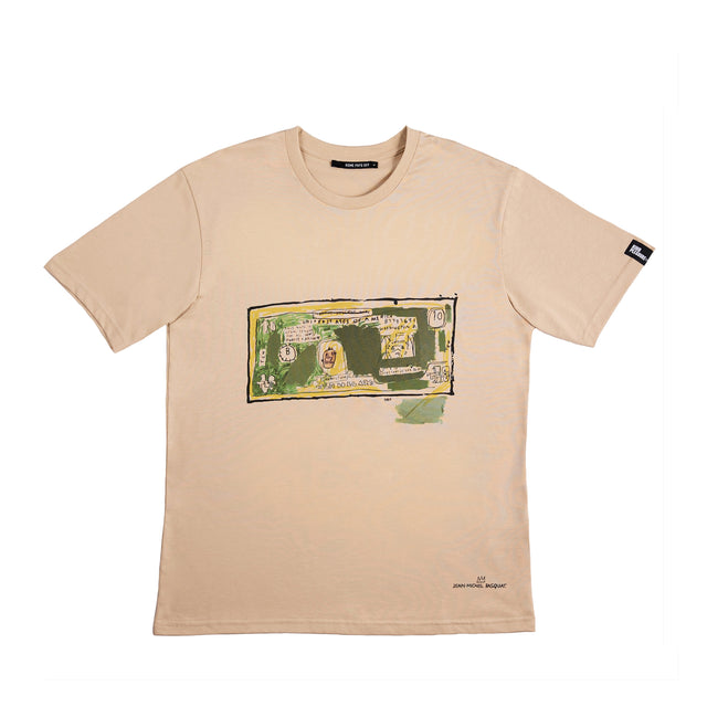 Basquiat T-Shirt - Off-White "Untitled (Ten Dollar Bill)"