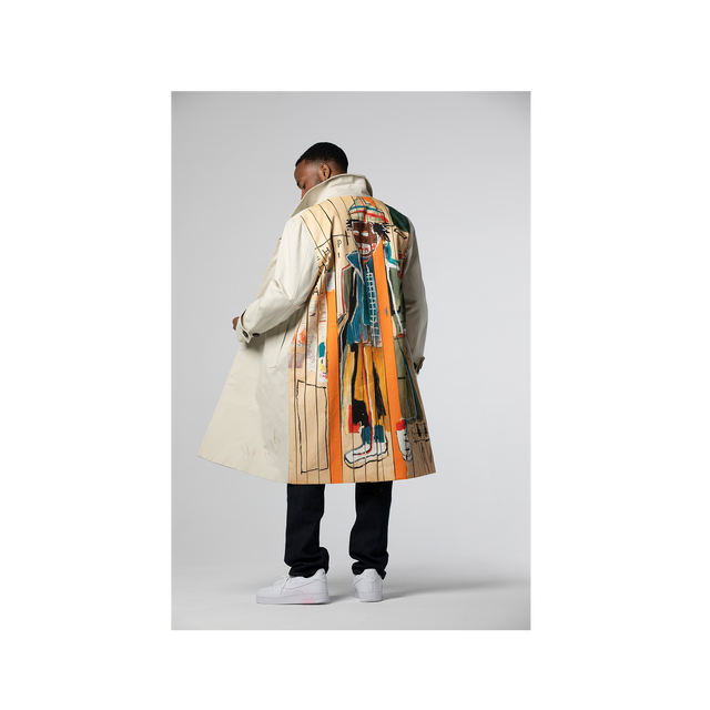 Basquiat "Anthony Clarke" Trench Coat