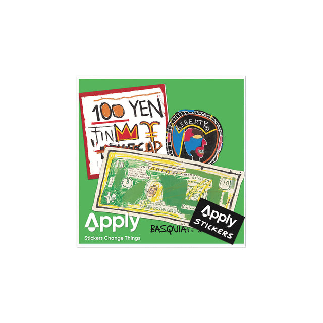 Basquiat/Apply Money Design 3 pc Sticker Pack