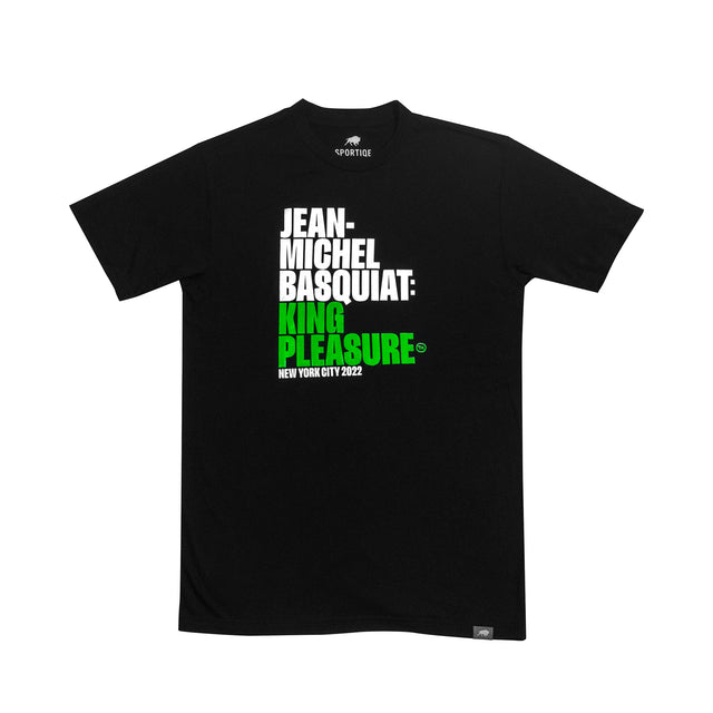 Basquiat T-Shirt King Pleasure© New York City Black
