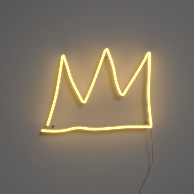 Jean-Michel Basquiat Crown LED NEON