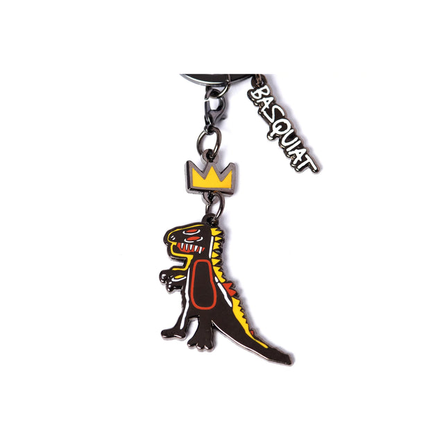 Basquiat Crowned T-Rex Keychain