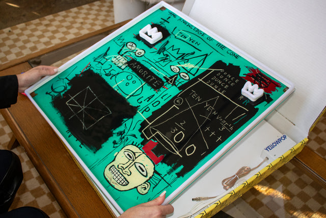 Jean-Michel Basquiat Equals Pi LED NEON