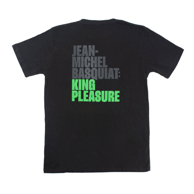 Basquiat T-Shirt -  Black, Basquiat: King Pleasure© Exhibition