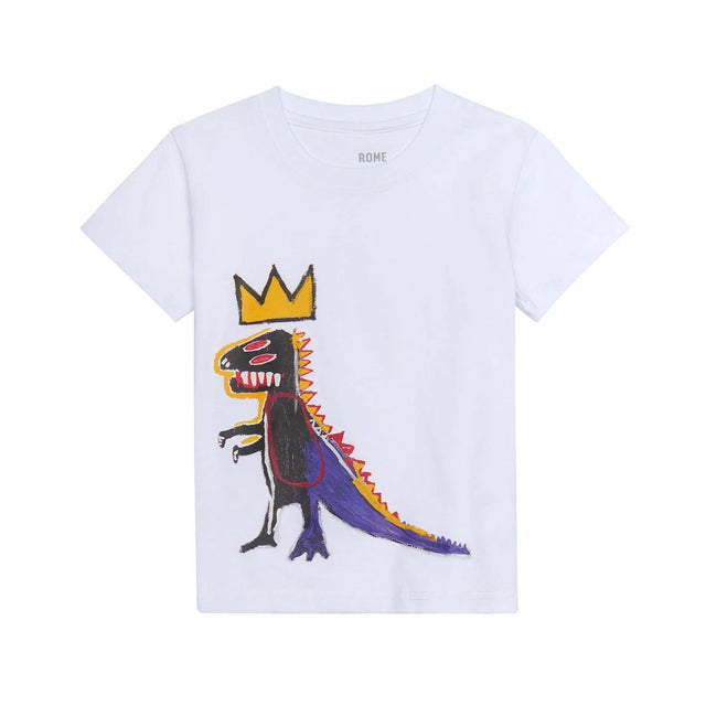 Basquiat Kids T-Shirt - White, "Pez Dispenser"
