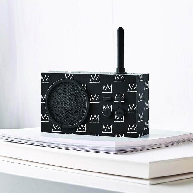 Tykho 3 Radio & Speaker - Lexon x Jean-Michel Basquiat - Crown