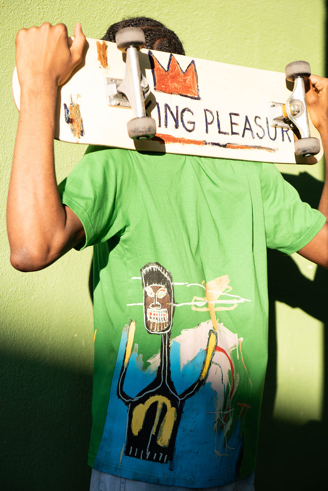 Basquiat T-Shirt - Green, All Over Print