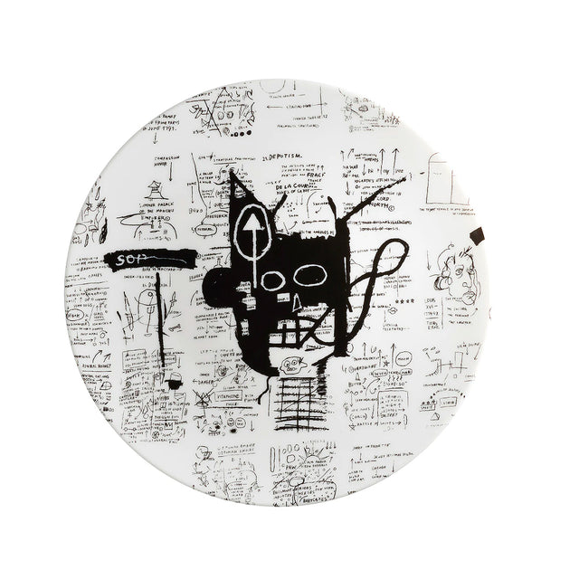Basquiat Porcelain Plate, Return of the Central Figure (1983)