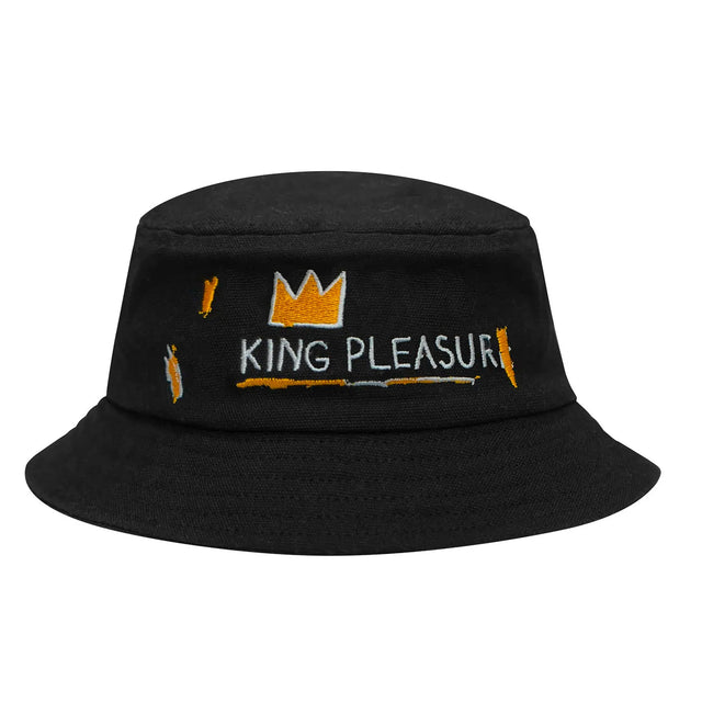 Basquiat Bucket Hat - Black, Basquiat: King Pleasure© Exhibition