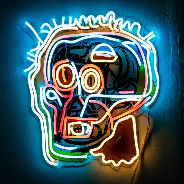 Jean-Michel Basquiat (Untitled Head) LED NEON