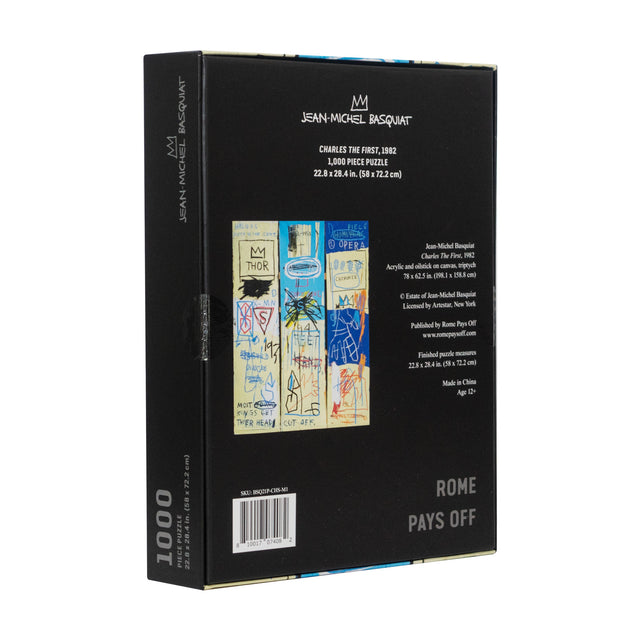 Basquiat Jigsaw Puzzle - 1000 pieces,  "Charles the First"