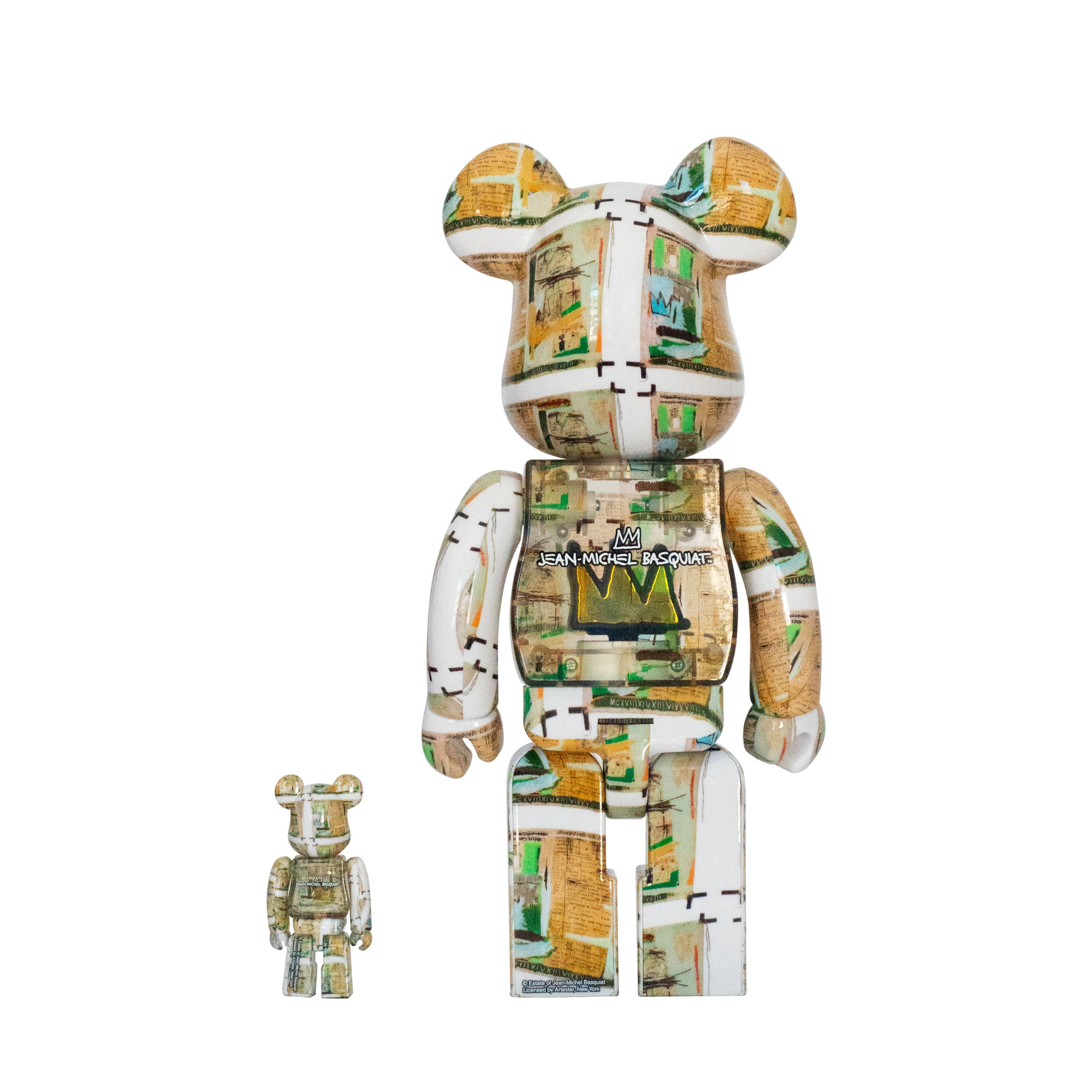 Bearbrick jean michel basquiat sales 400