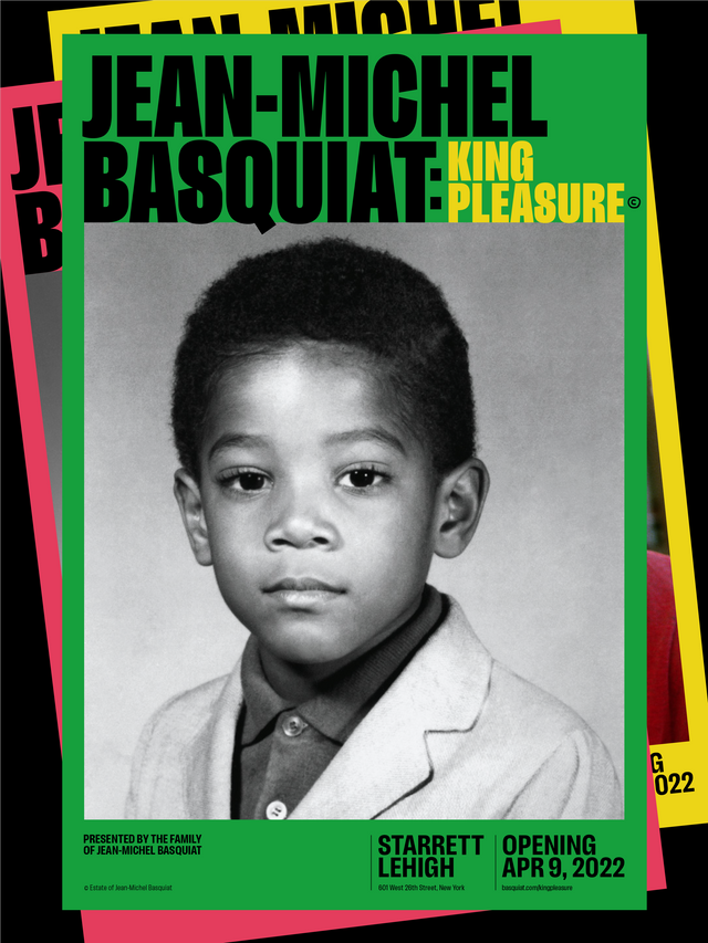 Basquiat Identity Poster - 18x24, Basquiat: King Pleasure© Exhibition New York City