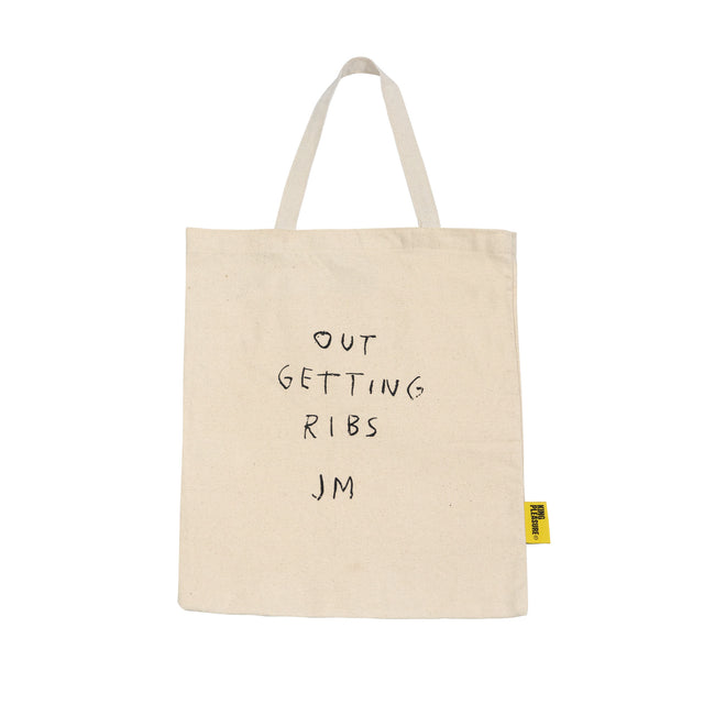 Basquiat Canvas Tote "Out Getting Ribs"