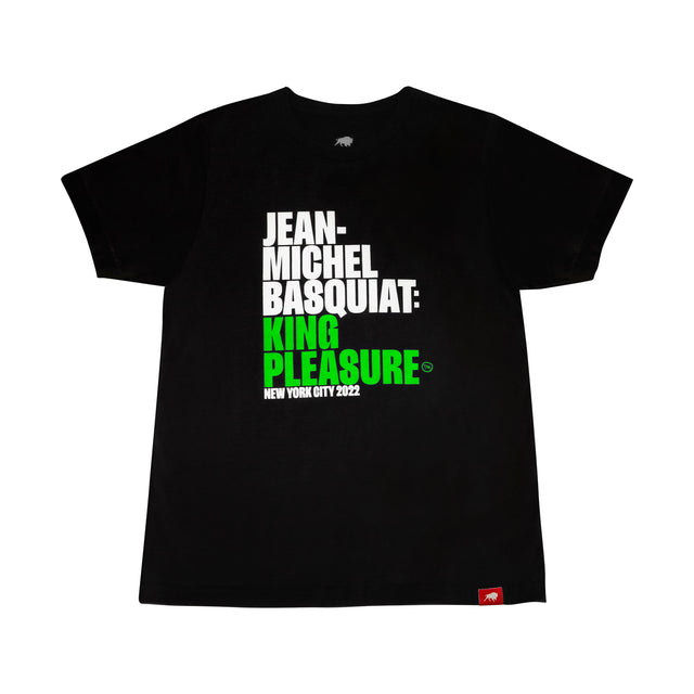 Basquiat Youth T-Shirt - Black,  Basquiat: King Pleasure© Exhibition New York City