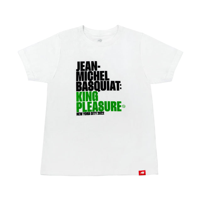 Basquiat King Pleasure© Youth T-Shirt White